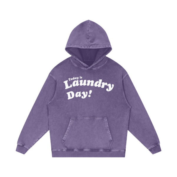 Laundry Day Heavyweight Acid Wash Oversize Hoodie